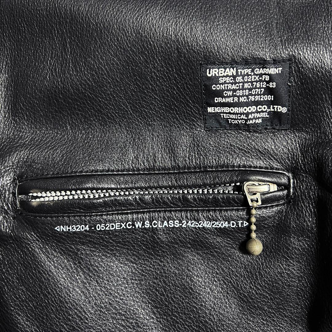 NEIGHBORHOOD filthy レザージャケット 黒M ブラック - メルカリ