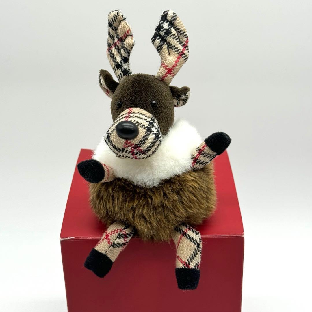 BURBERRY バーバリー トナカイ 人形 ノバチェック ぬいぐるみ - メルカリ