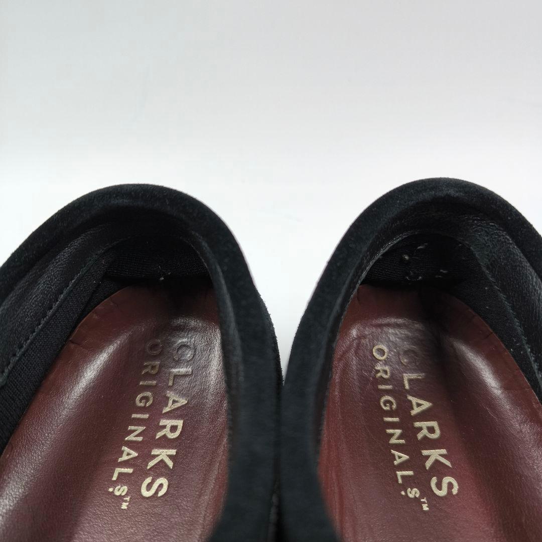 【Clarks】ワラビー スエード ゴアテックス 26 ブラック ビブラムソール