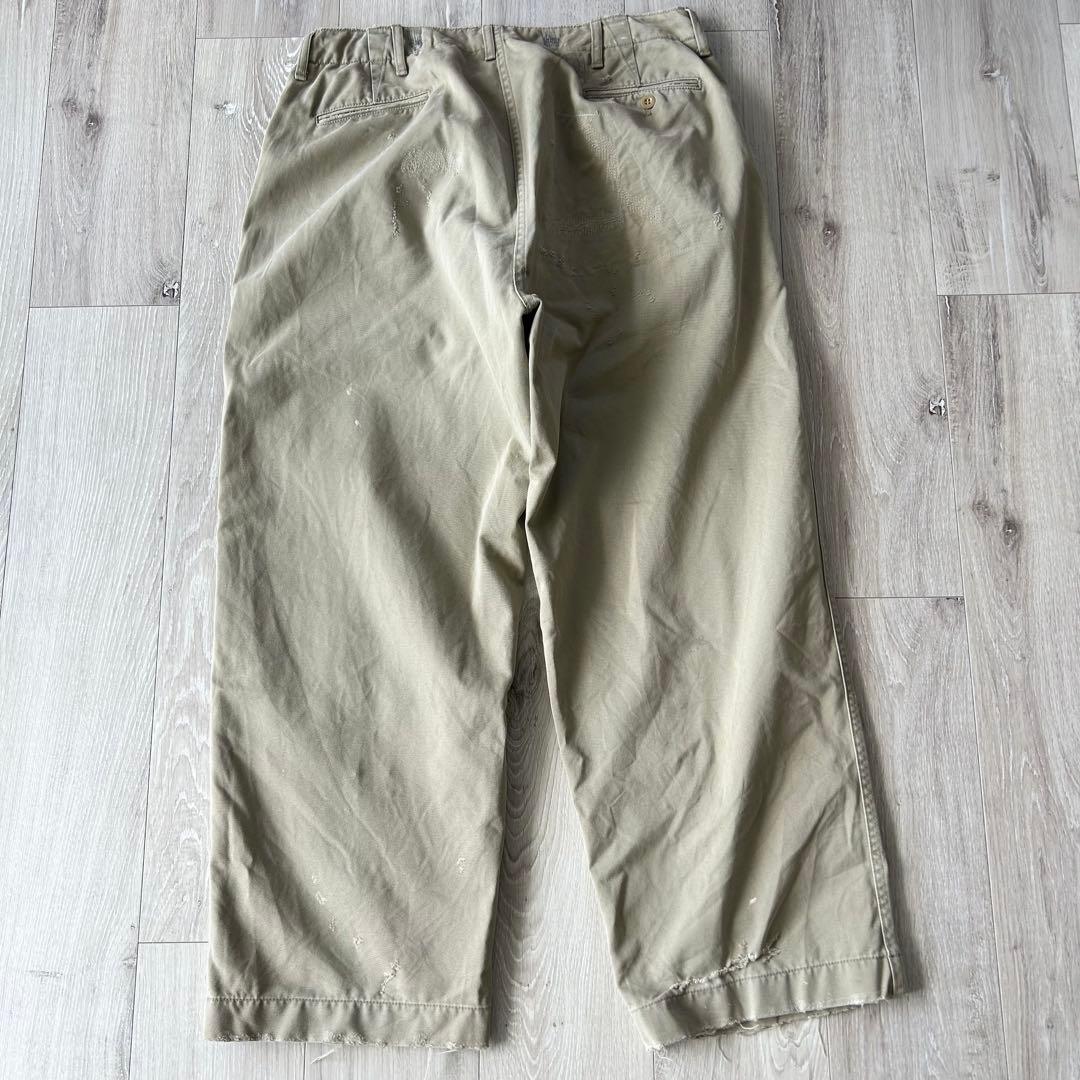 ジャーナルスタンダードラックス ビッグチノ チノパン M ベージュ