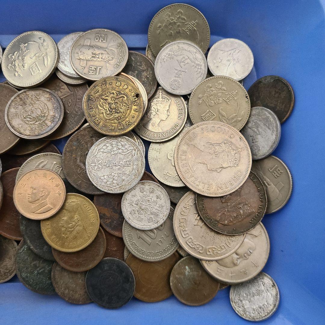 プ*須様 古銭 中国銭 大満州国銭などまとめ 438グラム