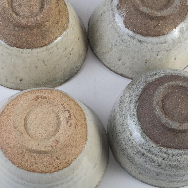 茶道具 三蔵窯 粉引など 数茶碗 六種十二客 時代箱付