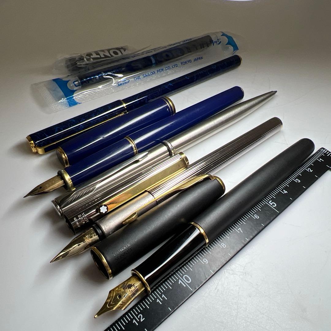 パーカー、モンブラン 万年筆、ボールペン 100g 売れ筋 東Y7-1023①