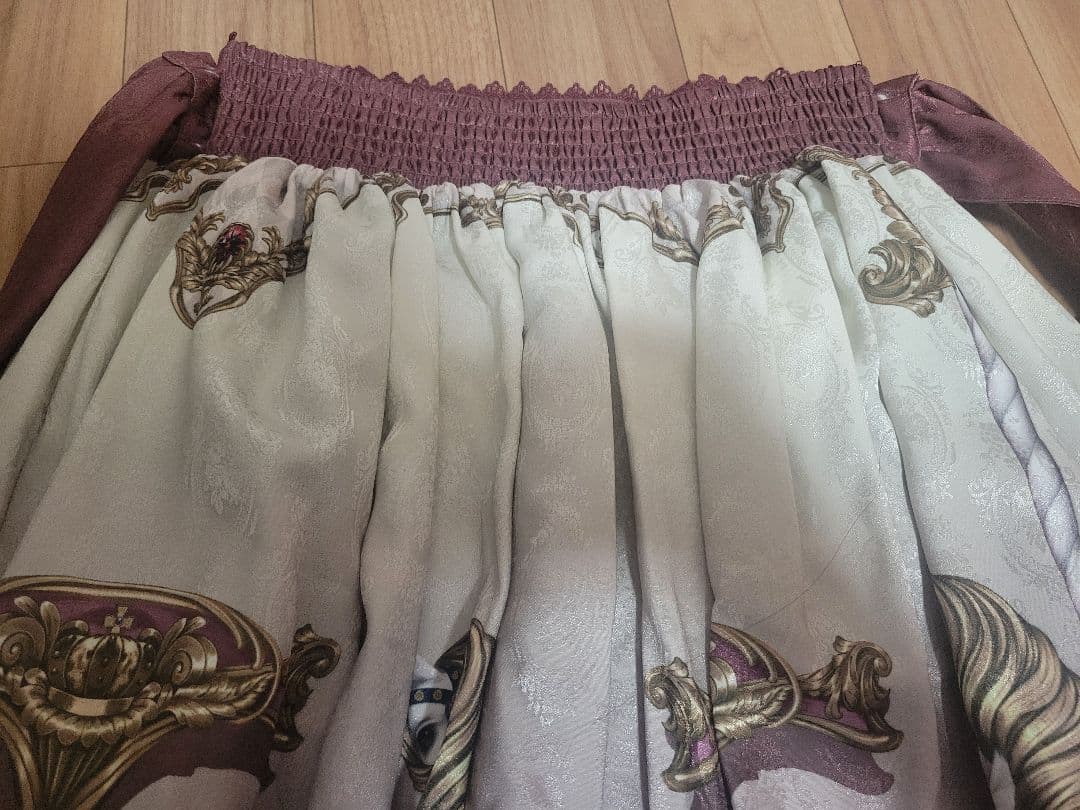 axes femme kawaii グランドフィナーレミディスカート ワイン