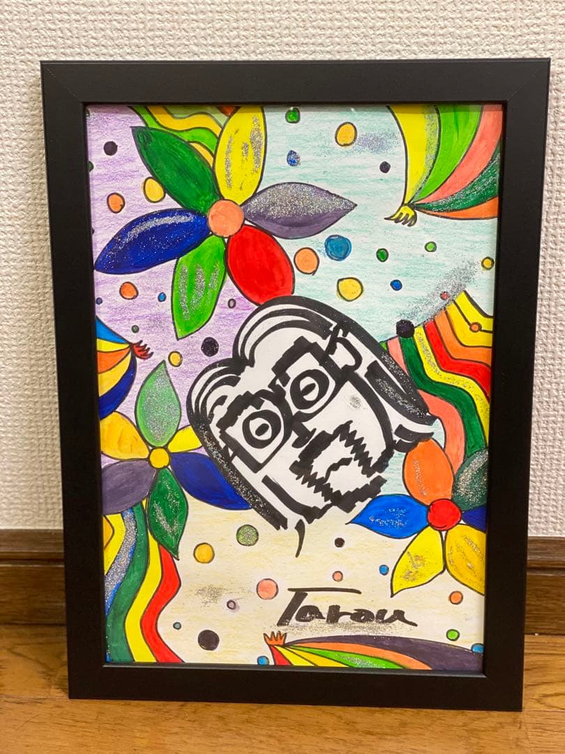 マンハッタナーズ 立体アート時計「猫の絵を描く仕事