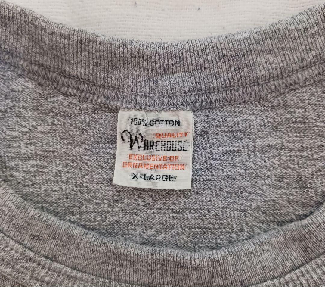グレー）WAREHOUSE × BEAMS PLUS 別注プリントT