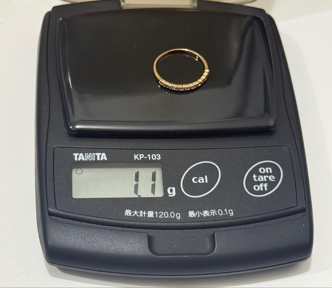 k18 エタニティリング10号リング