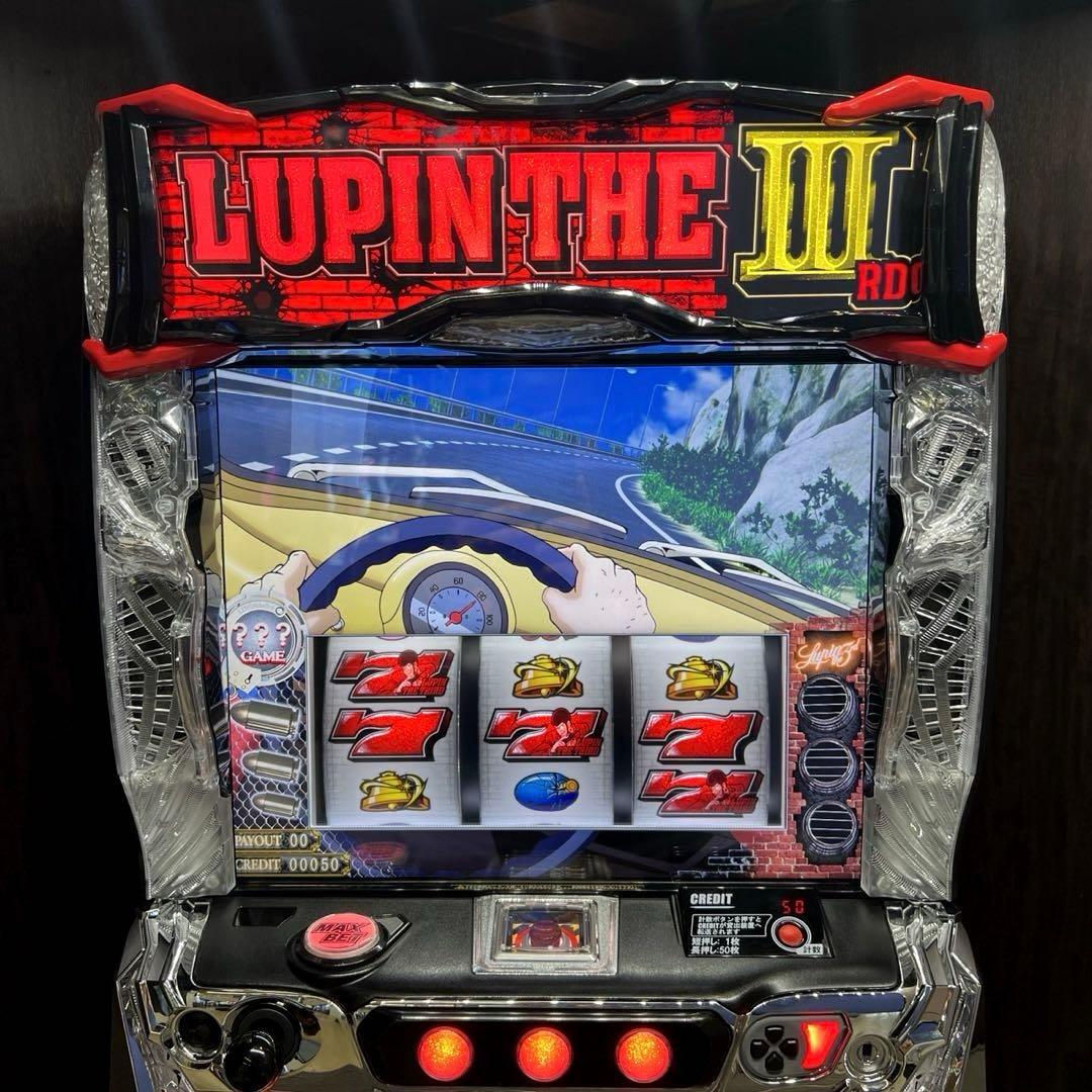 スマスロ「ルパン三世 大航海者の秘宝」 送料無料 パチスロ実機