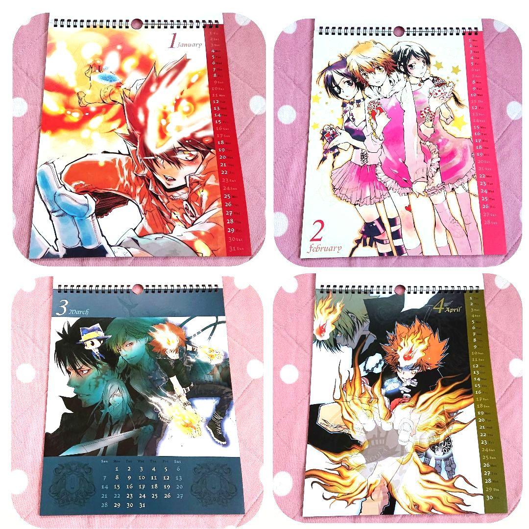 家庭教師ヒットマンREBORN！ 集英社コミックカレンダー 原作絵 天野明