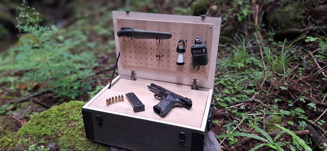 軍箱風 趣味ケース No．2 家具