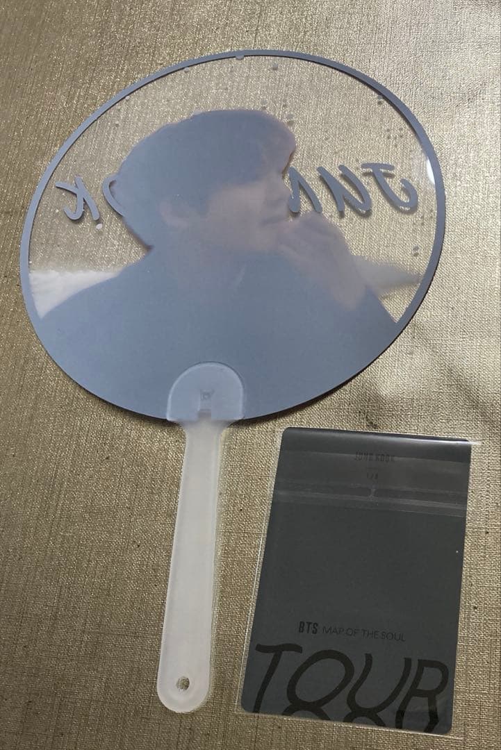 BTSグク　マスタニム透明うちわ＆マップオブザソウル ツアートレカ ミニフォト他