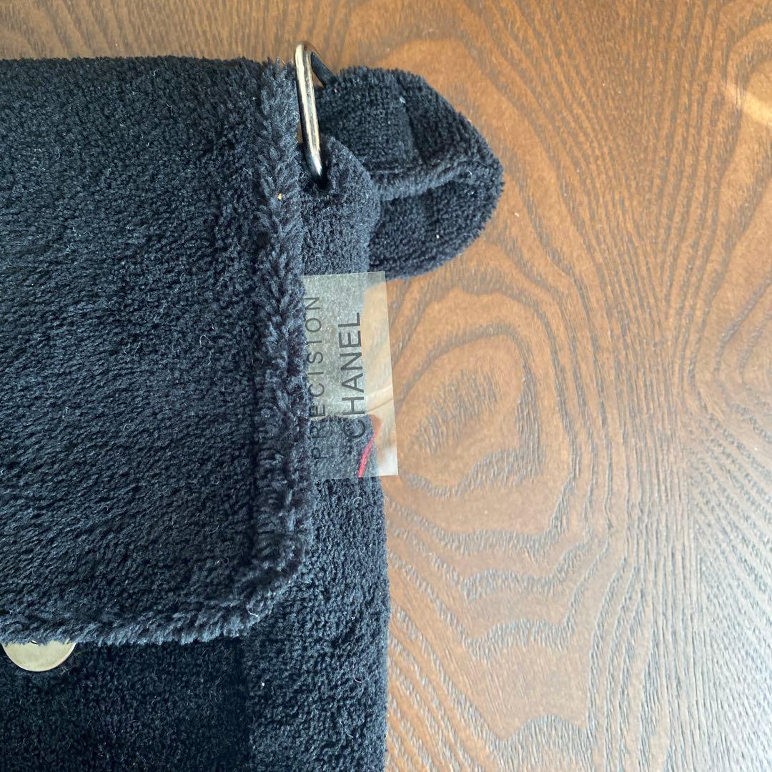 CHANEL 黒 ノベルティショルダーバッグ　非売品パイル