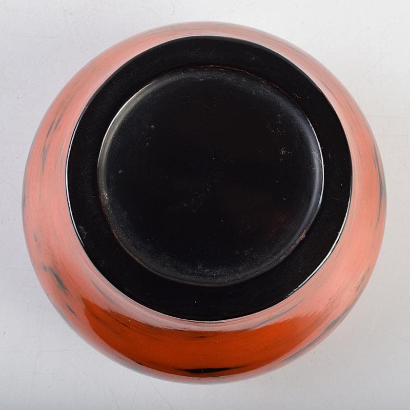 専用　茶道具　青紫園造　根来塗　正倉院御物薬壷形　茶入　共箱　M　R9456