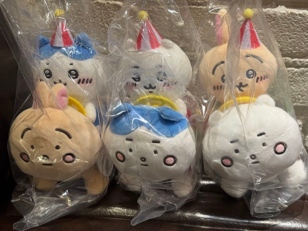 ちいかわらんど ぴーぽぽぬいぐるみ 3種セット ちいかわ ハチワレ