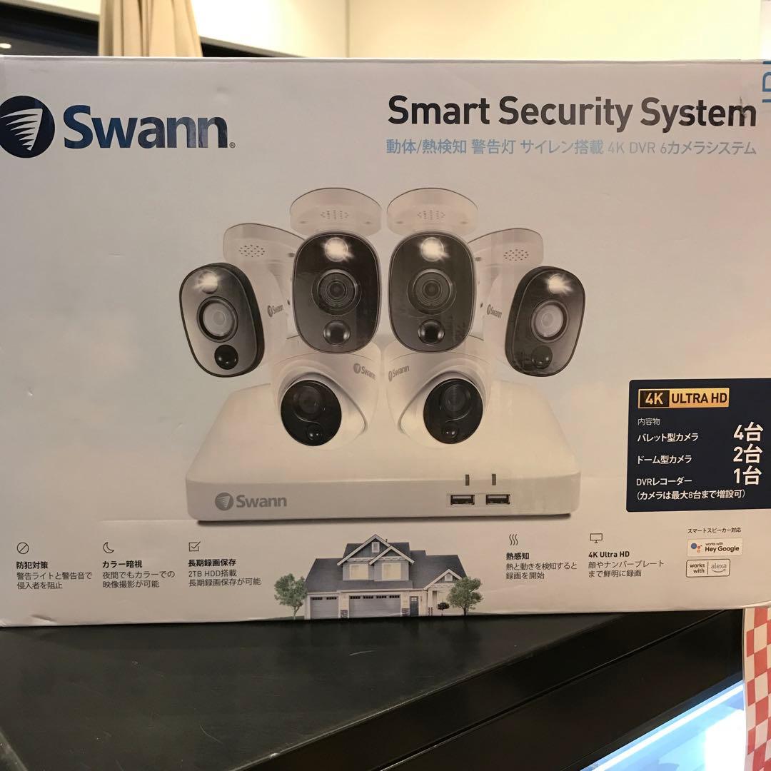 スワン SWANN セキュリティカメラ DVRシステム カメラ6台 8チャンネル