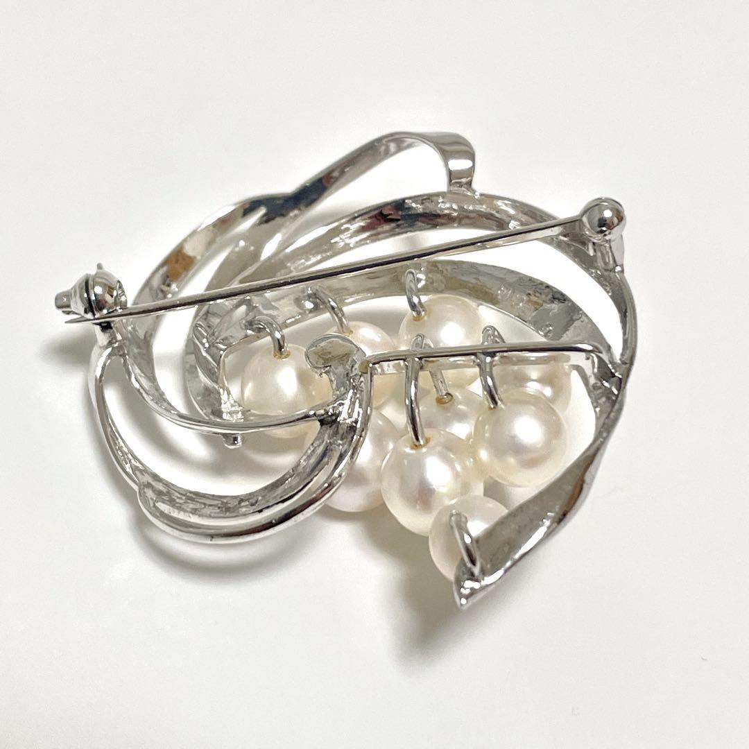 極美品✨田崎真珠 TASAKI タサキ アコヤ真珠 パール ブローチ コサージュ