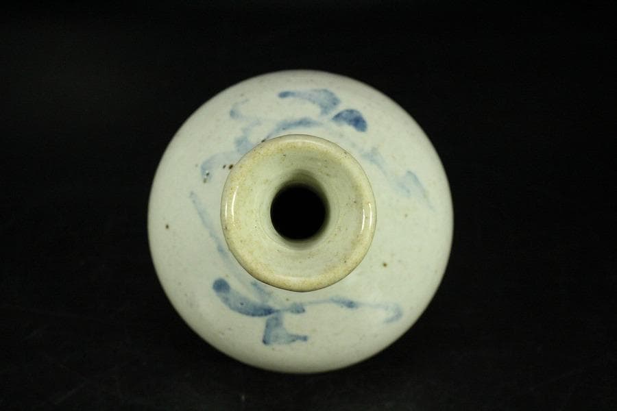 古美術 李朝 染付 徳利(K-A635) 古美術 李朝 染付 徳利(