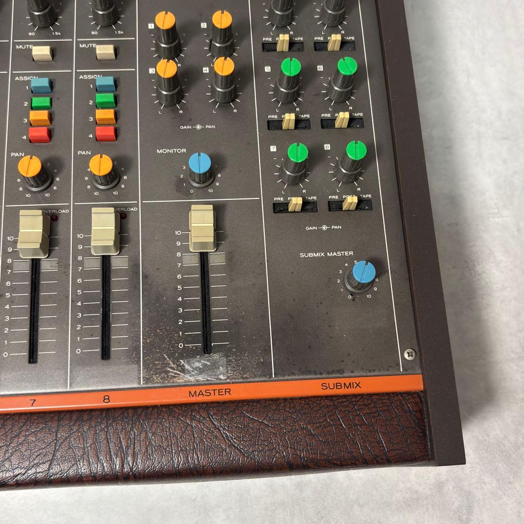 【希少・動作品】TEAC テアック ミキサー M-30現状品 昭和レトロ