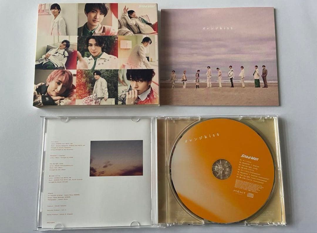 Snow Man CD まとめ売り D.D.～オレンジKiss おまけ付き SnowMan CD