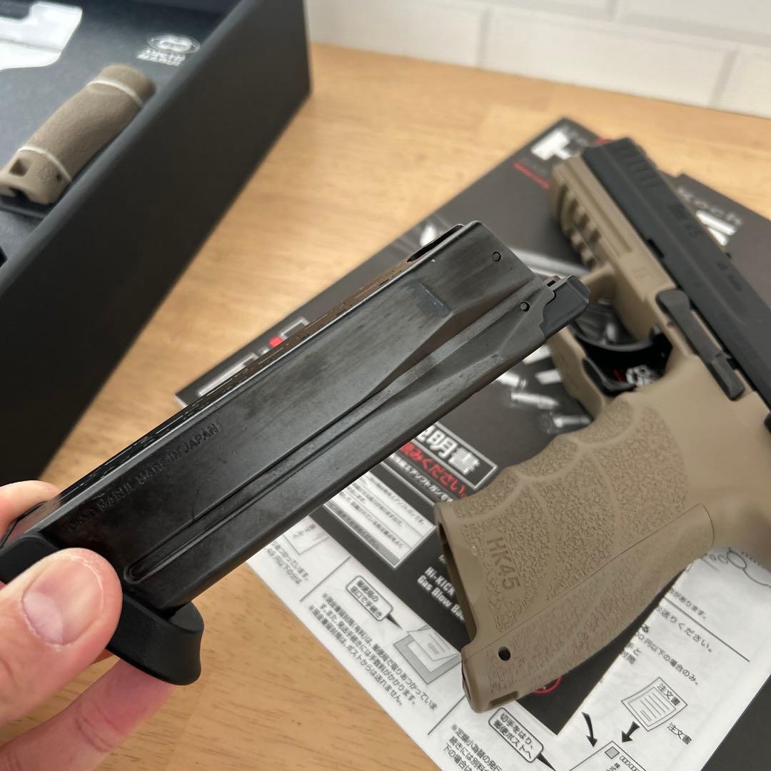 【室内試し撃ちのみ】 マルイ　HK45 Tactical ガスガン