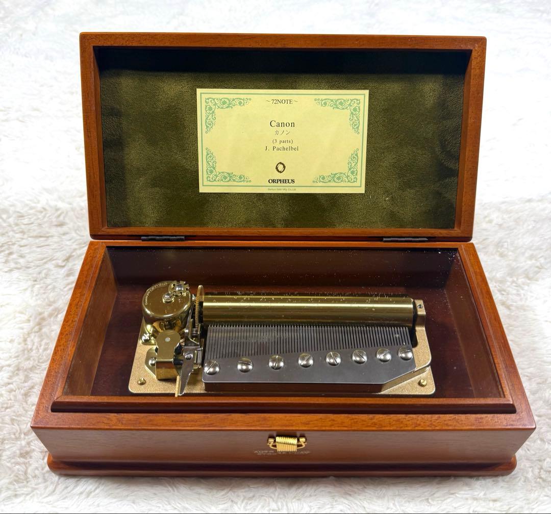ORPHEUS サンキョー オルゴール カノン 72弁