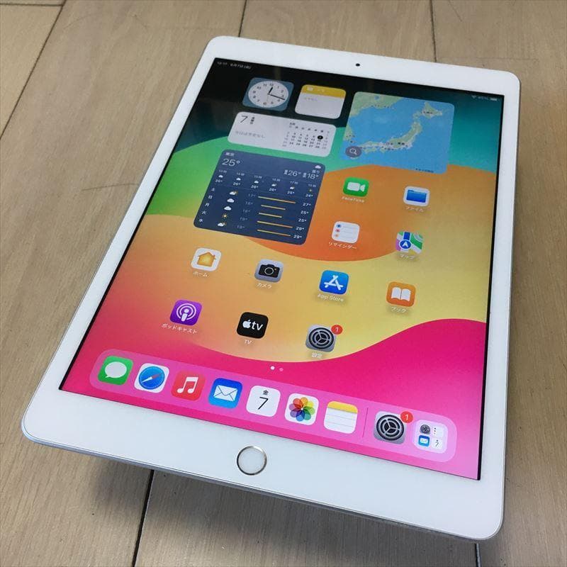 647) iPad 第7世代 WiFi 32GB シルバー バッテリー96.7%