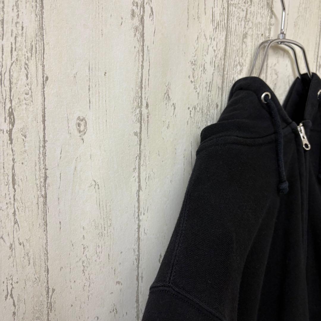 【激レア】STUSSY ステューシー　ジップパーカー　完売モデル　スウェット　黒