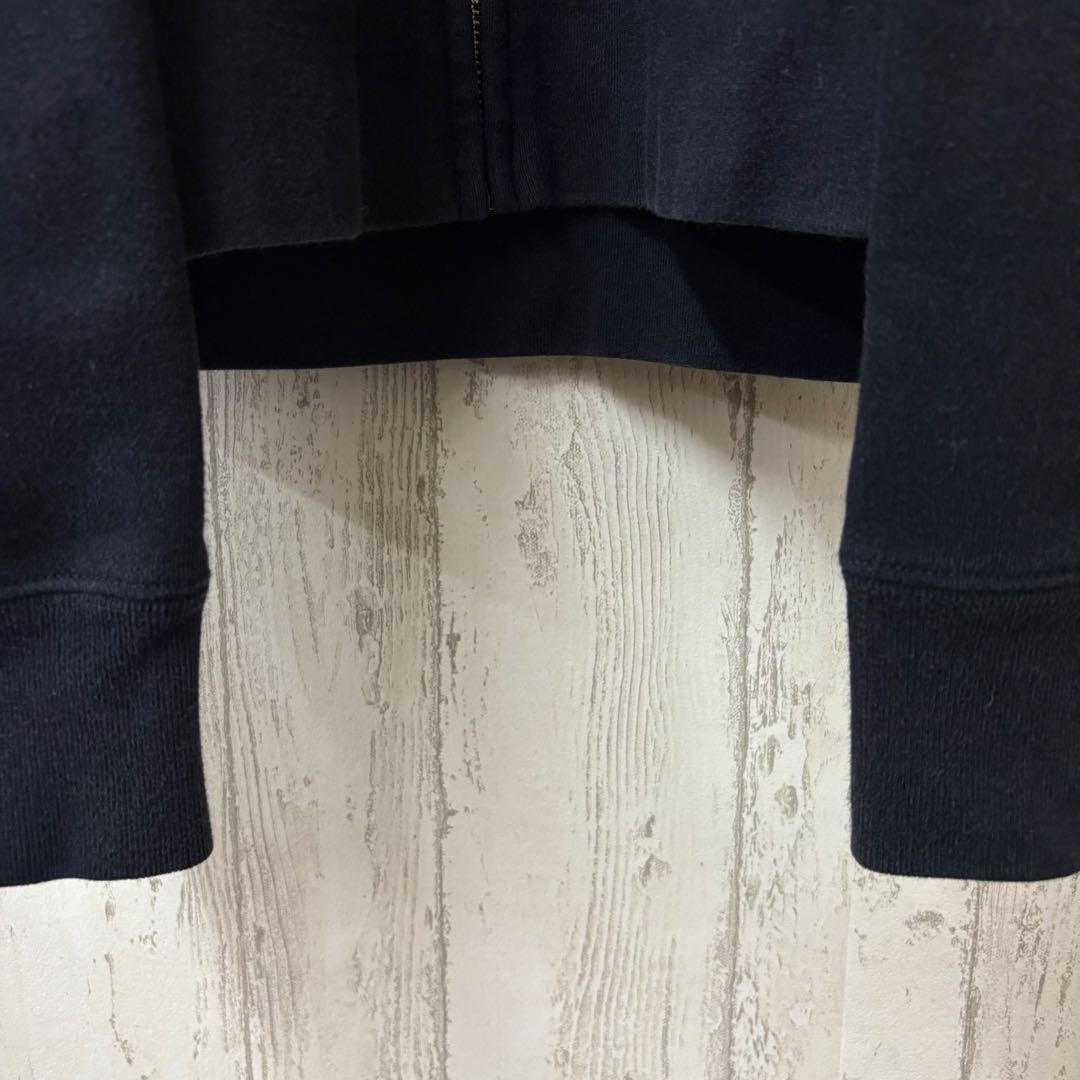 【激レア】STUSSY ステューシー　ジップパーカー　完売モデル　スウェット　黒