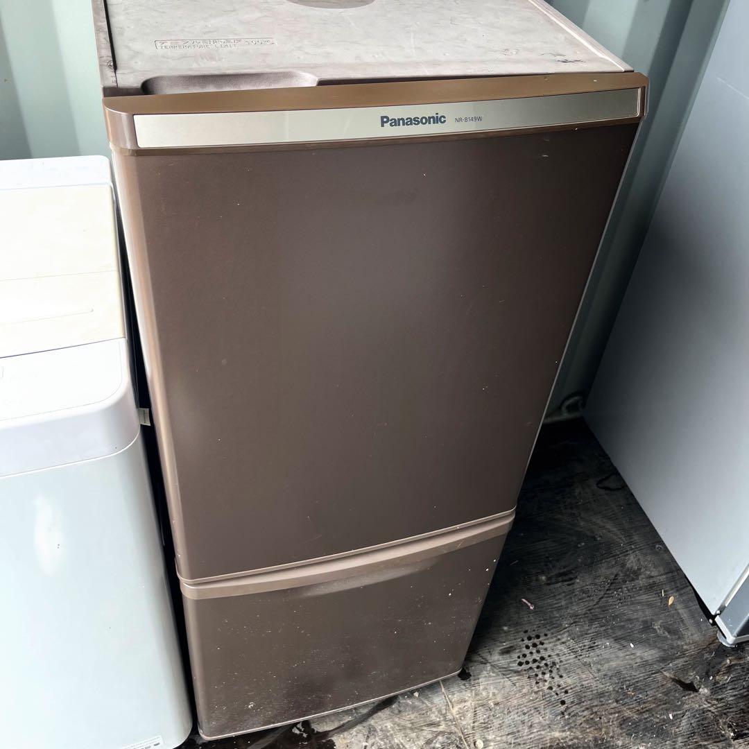 15取付無料！完動品！パナソニックブラウン冷蔵庫2021年製ホワイト洗濯機！
