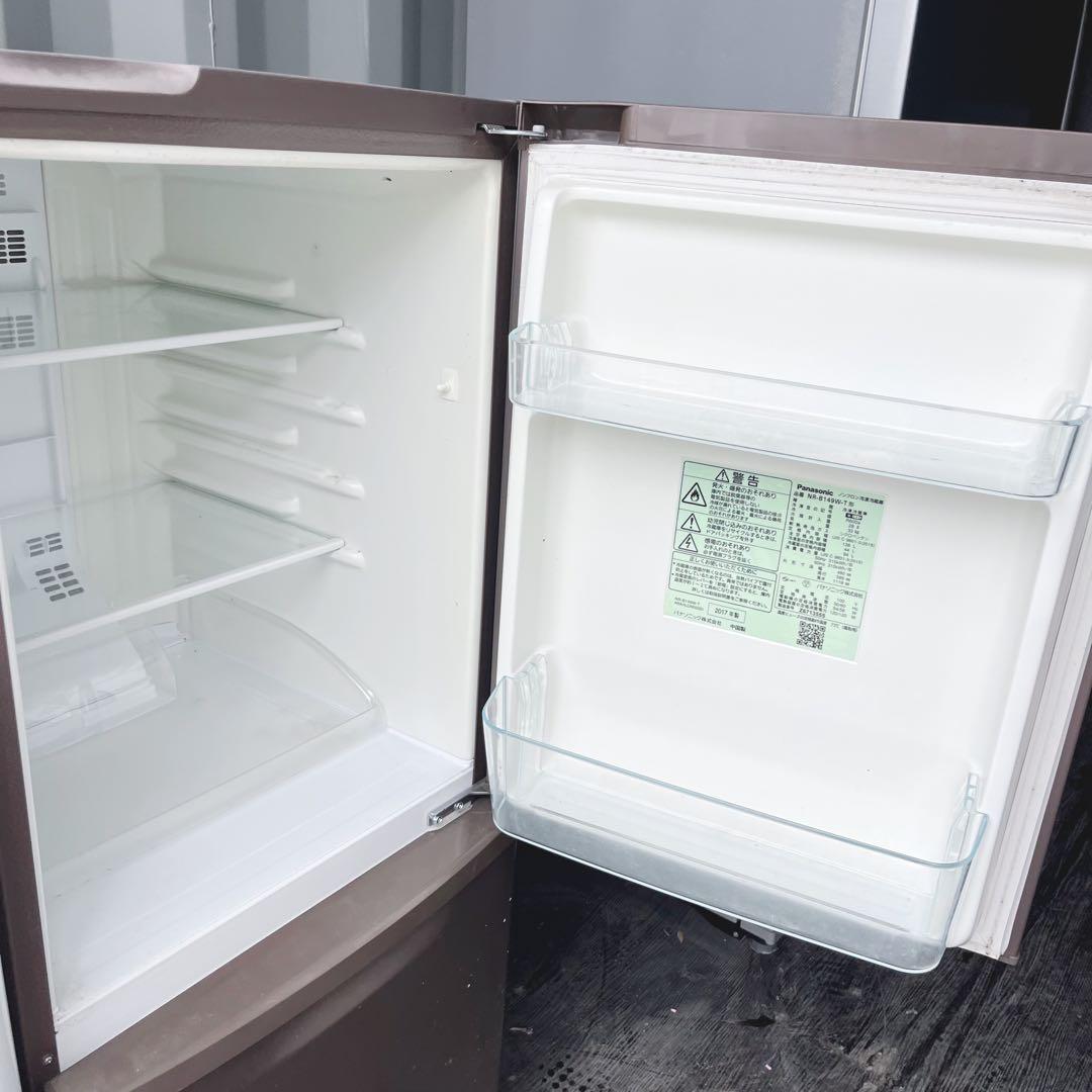 15取付無料！完動品！パナソニックブラウン冷蔵庫2021年製ホワイト洗濯機！