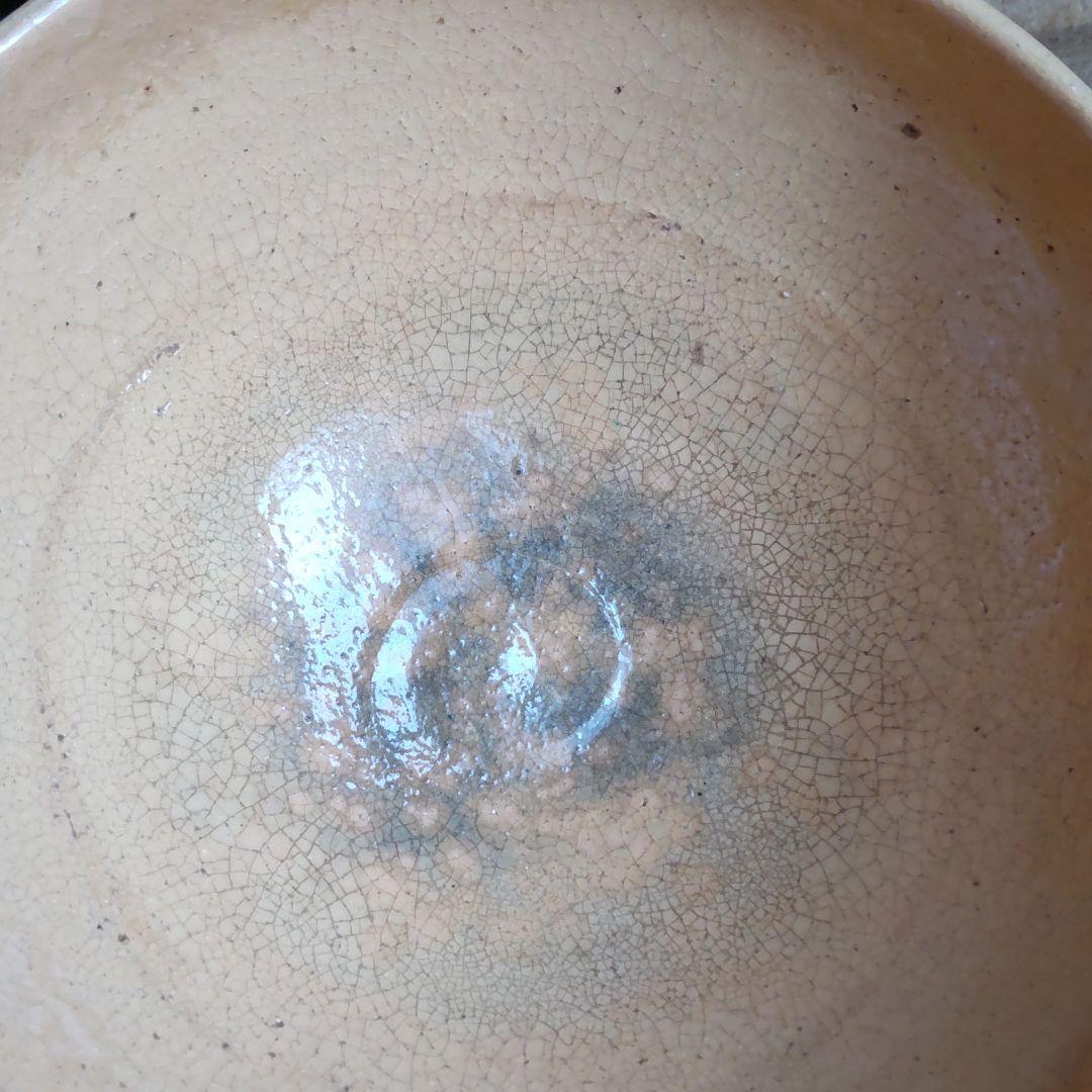 九谷焼楽焼茶碗 初代滝口加全造り 【骨董】【茶道具】【お茶会】【素朴