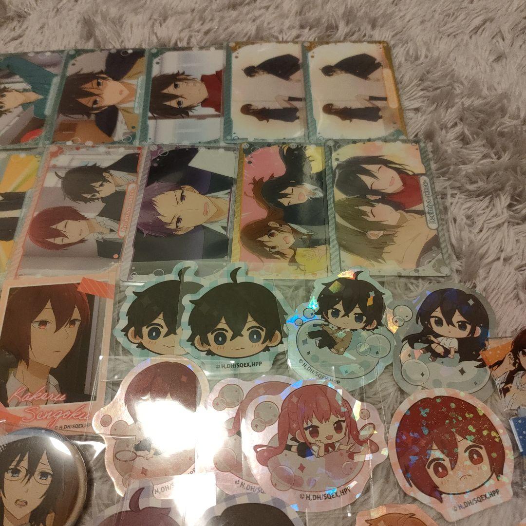 ホリミヤ メタリックカード カード シール アクキー 缶バッチ