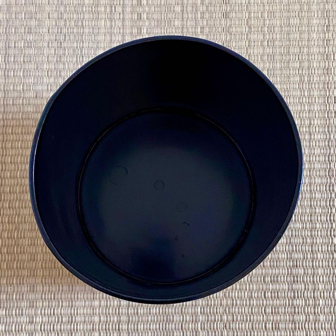 玄々斎好写【葉蓋水指】箔散らし 天然木 曲物 漆塗 真