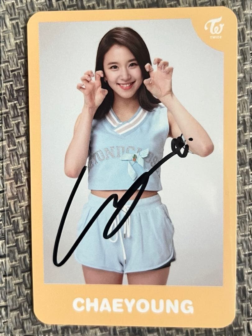 TWICE withyouth 直筆サイン入り トレカ チェヨン