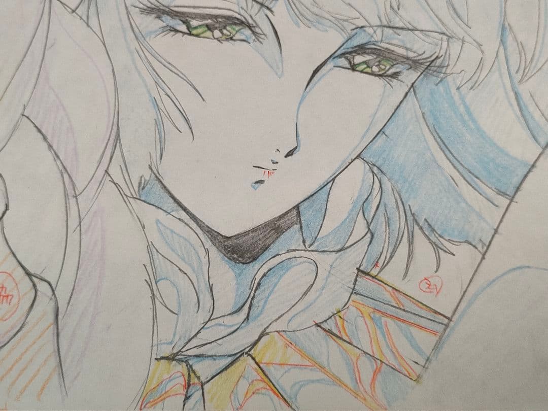 短時間値引　ファイブスター物語　ラキシス　直筆　原画　永野護　検　セル画　アニメ