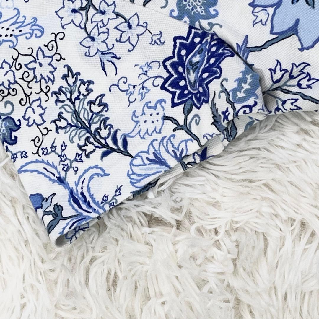 ETRO ペイズリー柄 半袖ポロシャツ ロゴ刺繍 46 大きいサイズ レディース