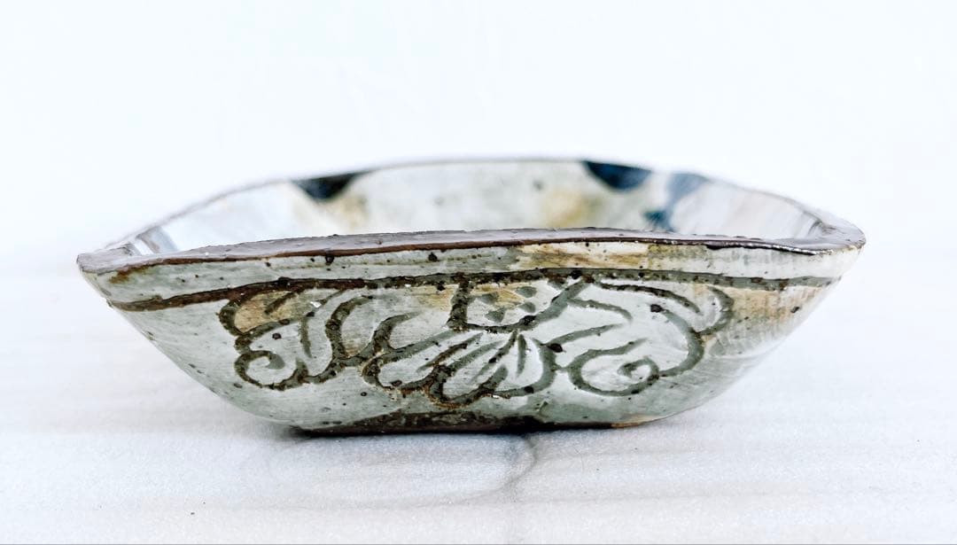 池田省吾　黒掻虎長方皿　粉引　食器　皿　酒器　ぐい呑　酒碗　新品未使用　本物保証