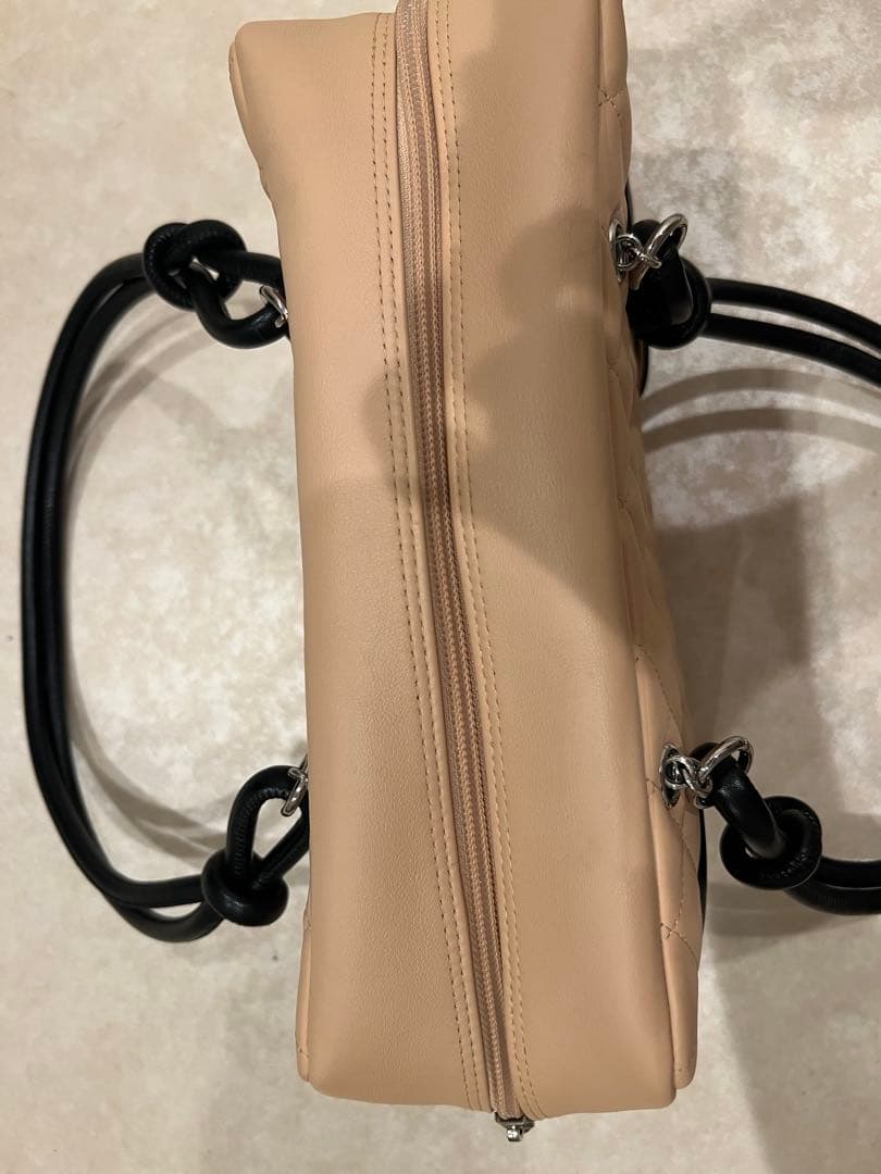 シャネル　カンボンライン　ボーリングバッグ　CHANEL