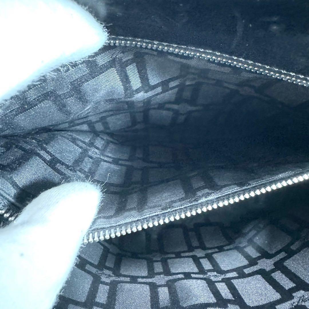 Roger Vivier ハンド 肩掛け バッグ スエード 上品 スクエア 黒