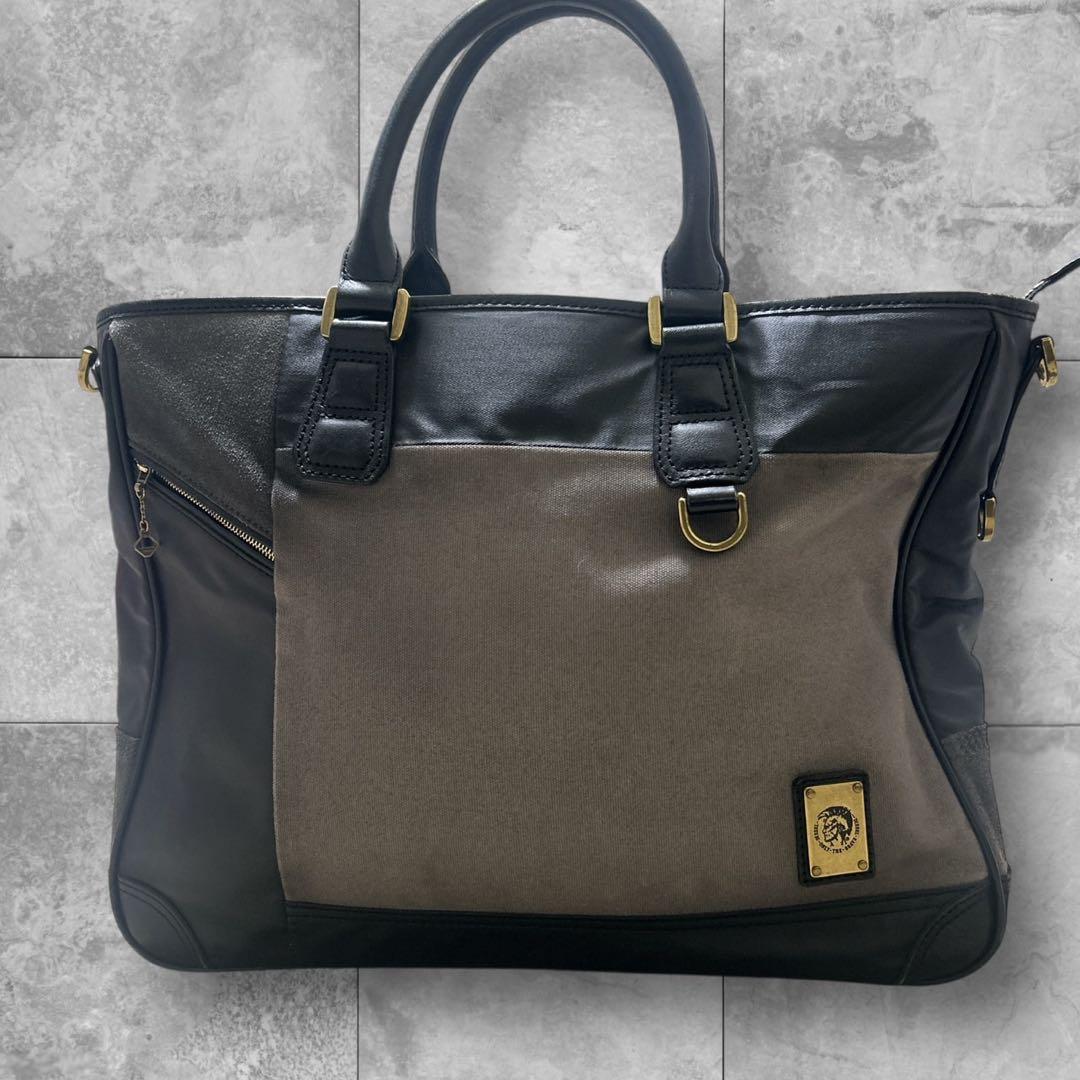 DIESEL ビジネスバッグ 大容量 A4収納可