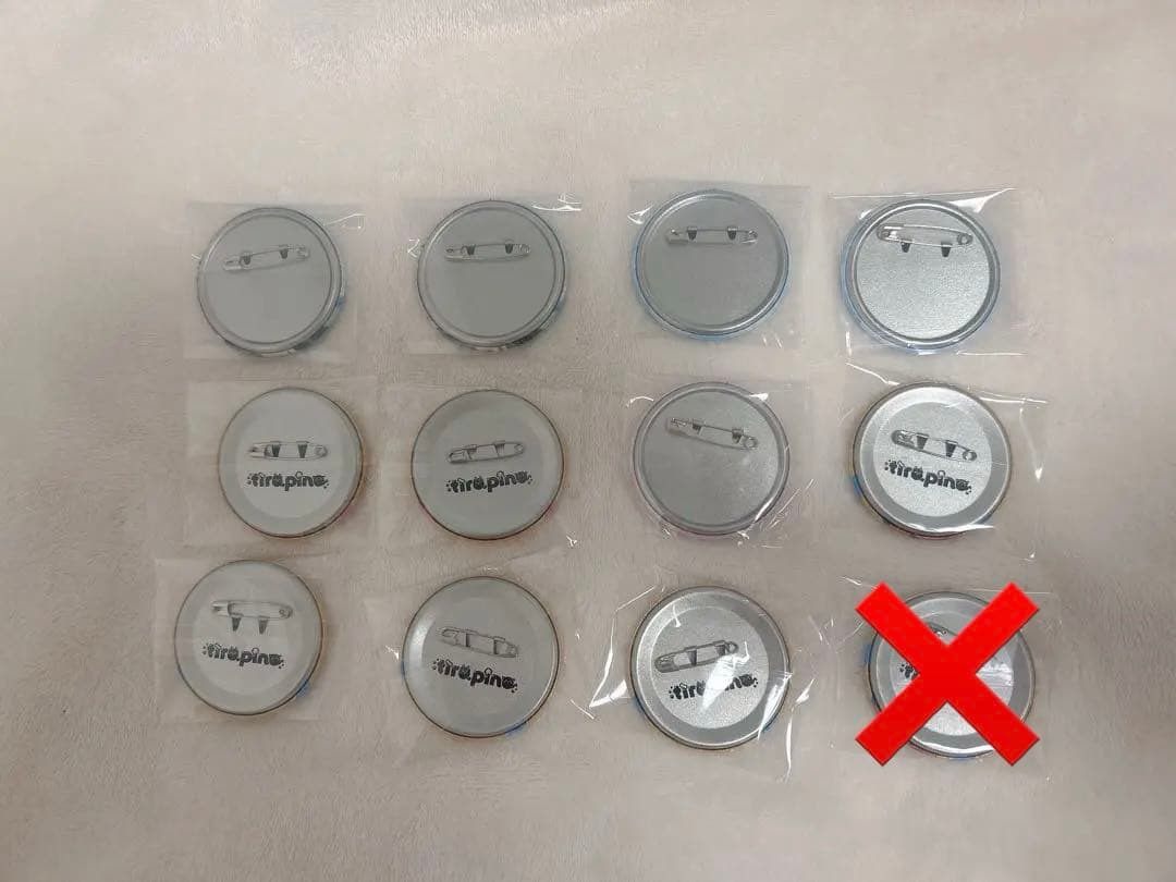 ちろぴの　缶バッジ 　ちろる　ぴの