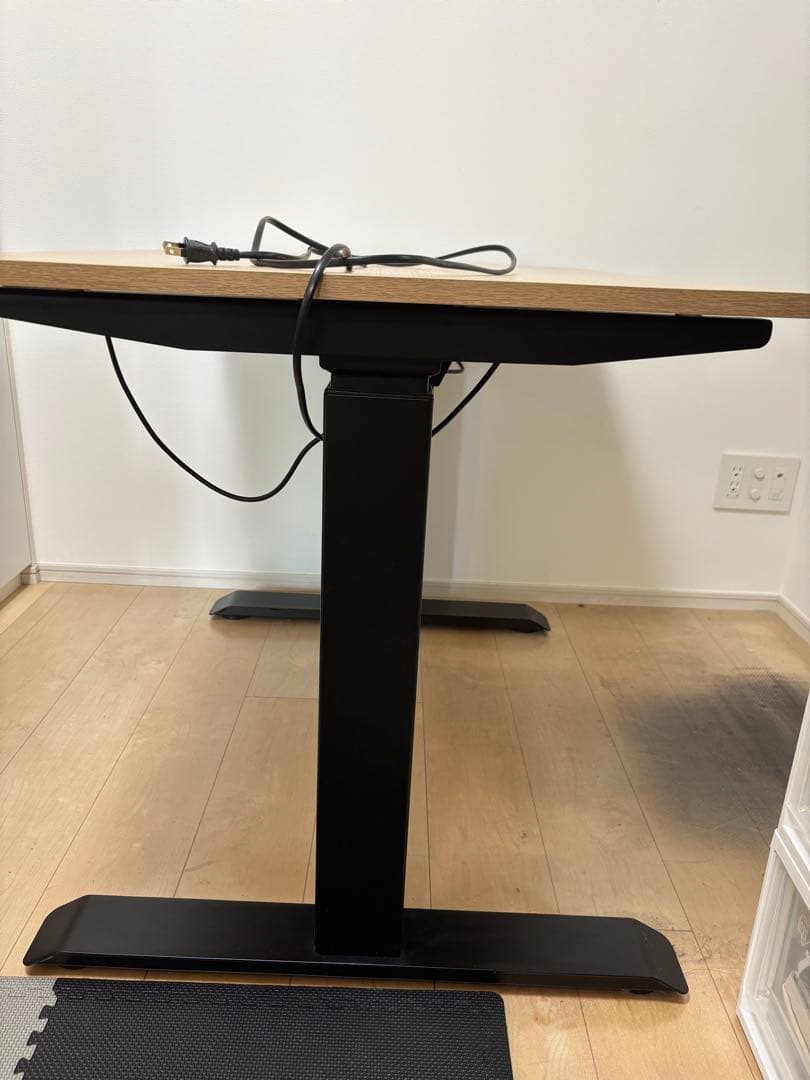 山善 昇降デスク 100×70cm 定価6万弱　ELD-FS 値下げ交渉OK