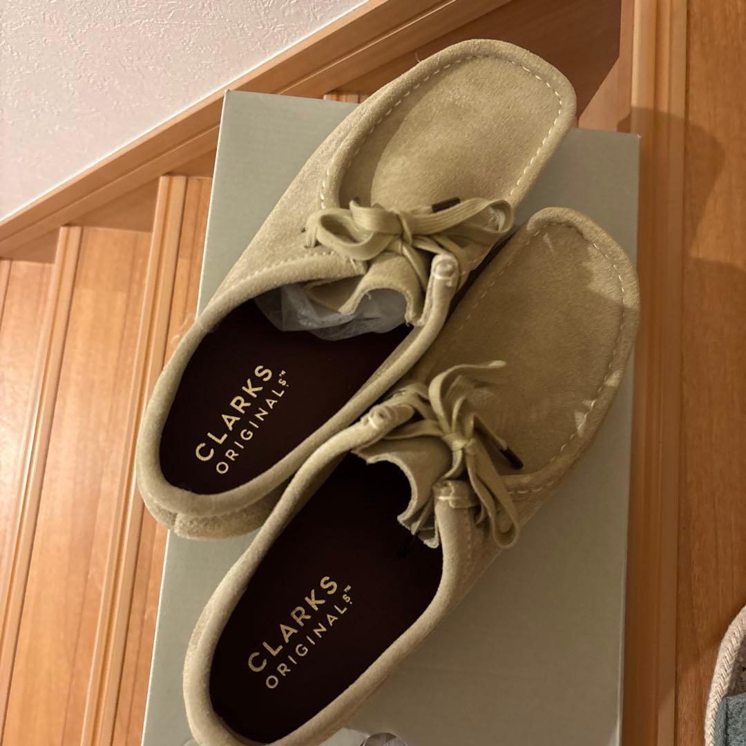 clarks wallabee ワラビー ベージュ スエード