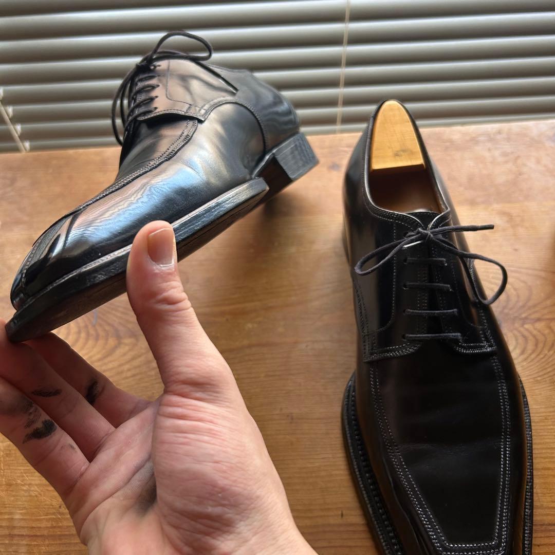 靴 J.M. WESTON Apron front derby.