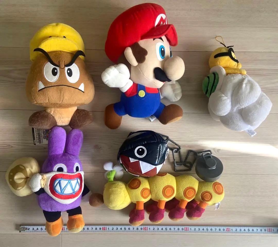任天堂　マリオブラザーズ　ぬいぐるみ　平成レトロ　まとめ売り　マリオキャラ　人形