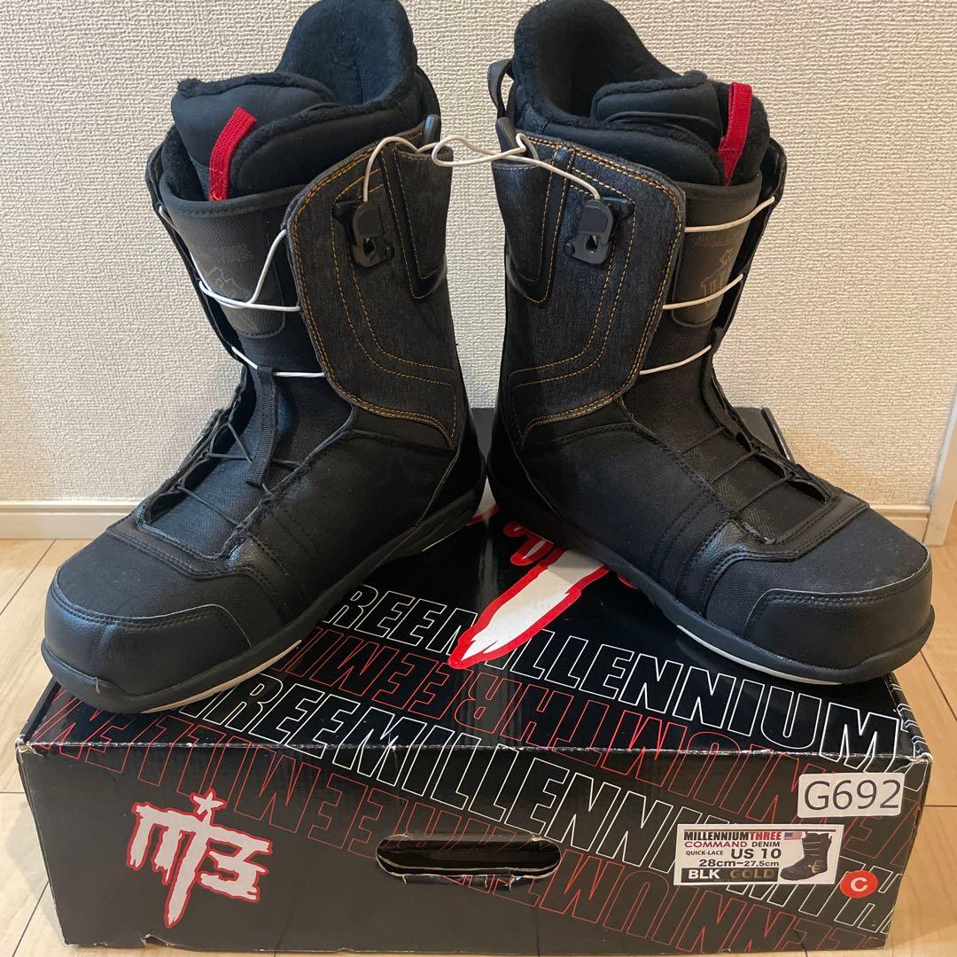mtb Three Millennium スノーボードブーツUS 10 ブラック