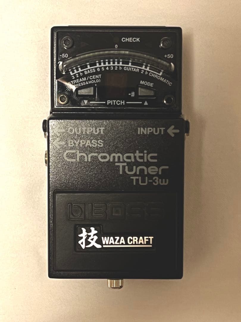 ギター BOSS TU-3w chromatic tuner