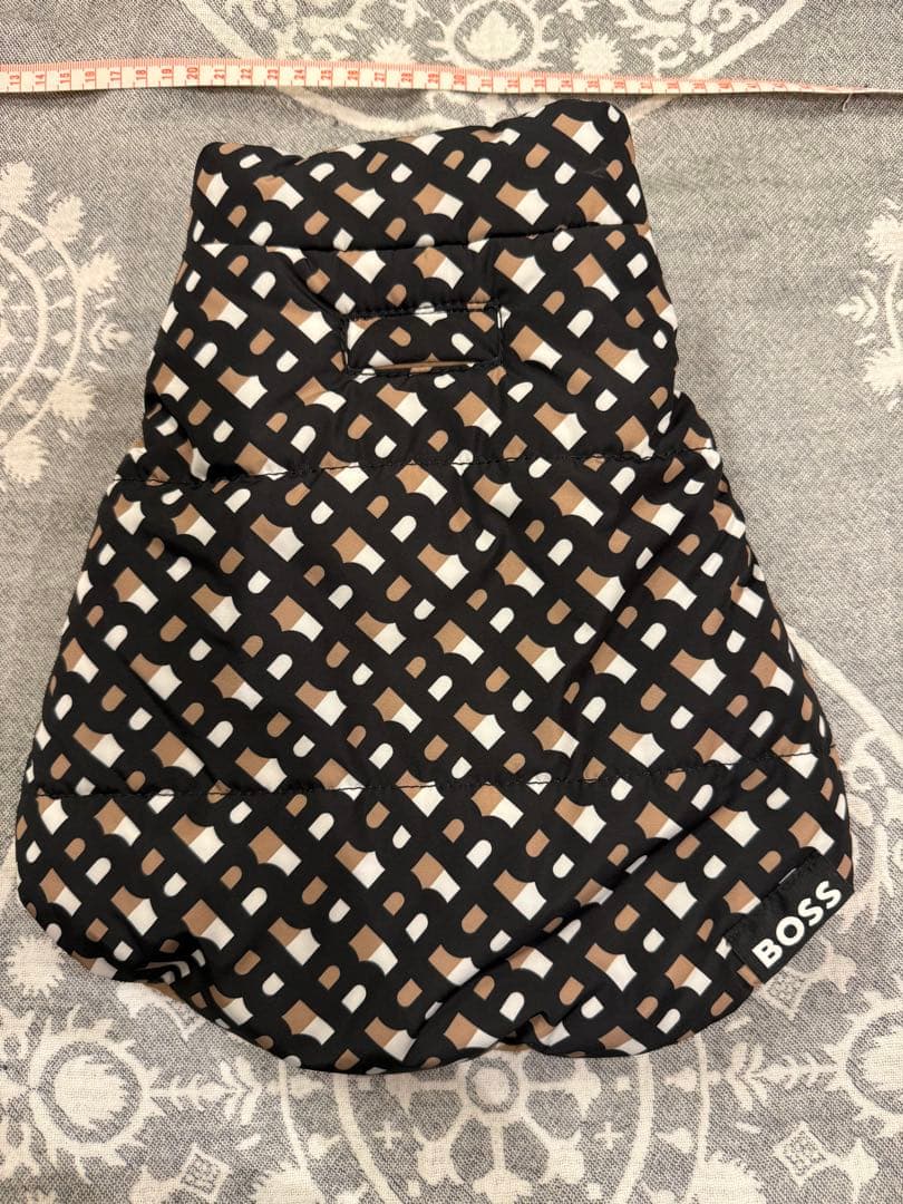 HUGO BOSS 犬用リバ シブルジャケット XS キャメル 本物 犬用 ペット