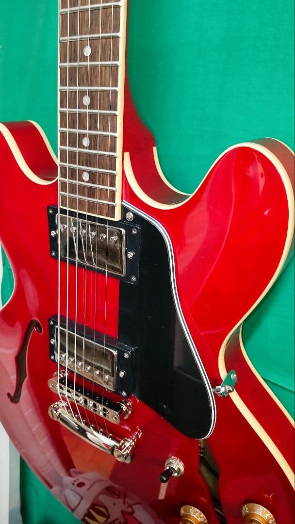 【BURNY】セミアコ RSA-70 CR(チェリーレッド)