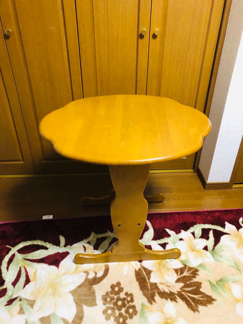 MIKIMOKU ミキモク家具　木製ダイニングテーブルセット 2脚付き